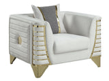 Donovan Cream Sofa Loveseat by New Era Innovations at Eve Furniture