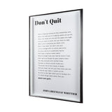 Don't Quit by Mercana Studio a Framed Art Print Matted under Glass by Mercana at Eve Furniture