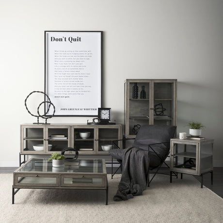 Don't Quit by Mercana Studio a Framed Art Print Matted under Glass by Mercana at Eve Furniture