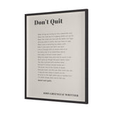 Don't Quit by Mercana Studio a Hand Embellished Framed Art Print Matted under Glass by Mercana at Eve Furniture