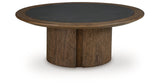 Dontayne Warm Brown Coffee Table by Ashley at Eve Furniture
