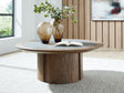 Dontayne Warm Brown Coffee Table by Ashley at Eve Furniture