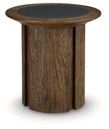 Dontayne Warm Brown End Table by Ashley at Eve Furniture