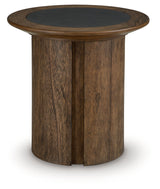 Dontayne Warm Brown End Table by Ashley at Eve Furniture