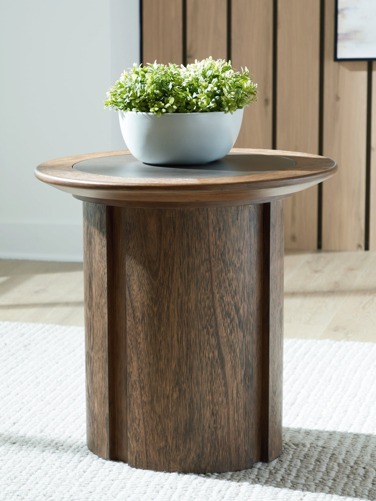 Dontayne Warm Brown End Table by Ashley at Eve Furniture