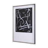 Doodle I by Mercana Studio a Hand Embellished Textured Framed Art Print Matted under Glass by Mercana at Eve Furniture