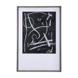Doodle I by Mercana Studio a Hand Embellished Textured Framed Art Print Matted under Glass by Mercana at Eve Furniture