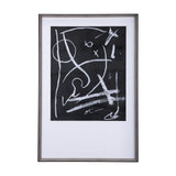 Doodle I by Mercana Studio a Hand Embellished Textured Framed Art Print Matted under Glass by Mercana at Eve Furniture