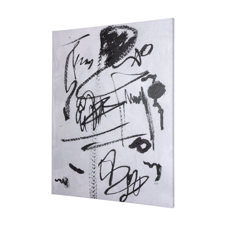 Doodle II by Mercana Studio a Hand Embellished Textured Canvas by Mercana at Eve Furniture