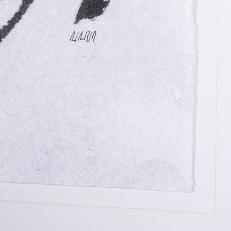 Doodle II by Mercana Studio a Hand Embellished Textured Framed Art Print Matted under Glass by Mercana at Eve Furniture