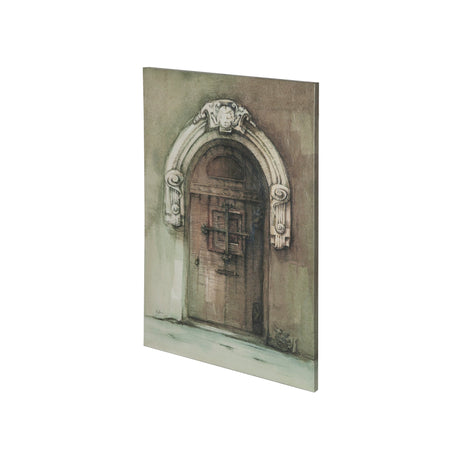 Door I by Mercana Studio a Hand Embellished Textured Canvas by Mercana at Eve Furniture