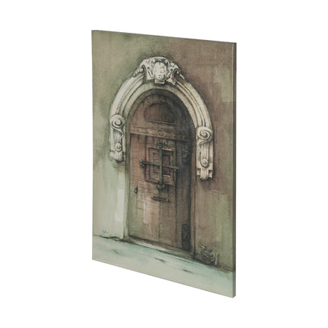 Door I by Mercana Studio a Hand Embellished Textured Canvas by Mercana at Eve Furniture
