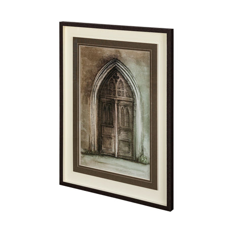 Door II by Mercana Studio a Hand Embellished Textured Framed Art Print Matted under Glass by Mercana at Eve Furniture