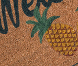 Doormat Two Brown Pineapples Doormat by Classic Home at Eve Furniture