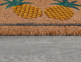 Doormat Two Brown Pineapples Doormat by Classic Home at Eve Furniture