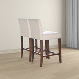 Dorian Beige Fabric Counter Chair (Set of 2) by Ashcroft Furniture at Eve Furniture