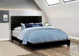 Dorian Black Upholstered Full Bed by Coaster at Eve Furniture