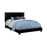 Dorian Black Upholstered Queen Bed by Coaster at Eve Furniture
