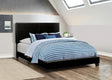 Dorian Black Upholstered Queen Bed by Coaster at Eve Furniture