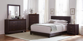 Dorian Brown/Dark Cocoa 5-Piece Twin Bedroom Set by Coaster at Eve Furniture