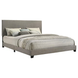 Dorian Taupe Upholstered Eastern King Panel Bed by Coaster at Eve Furniture