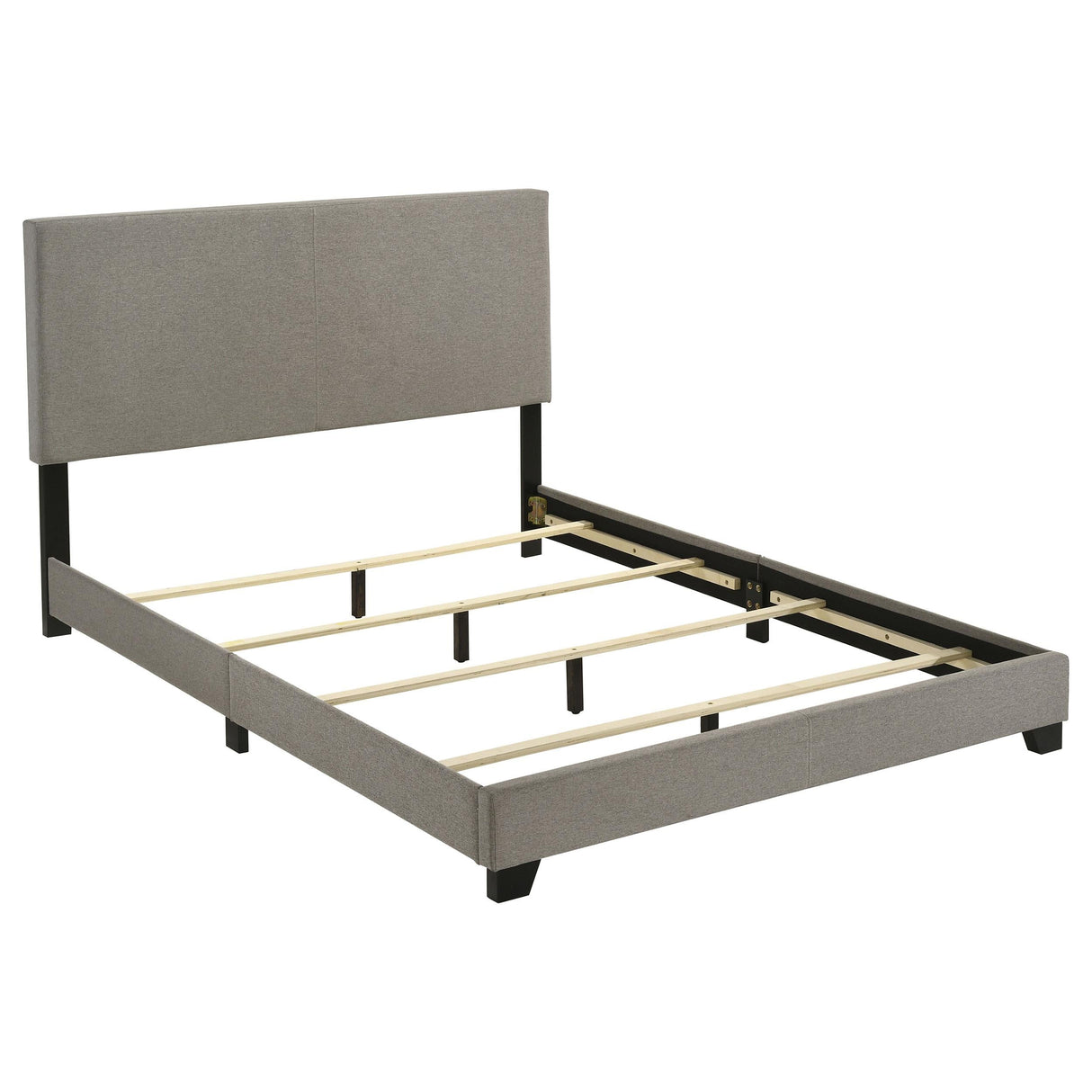 Dorian Taupe Upholstered Queen Panel Bed by Coaster at Eve Furniture