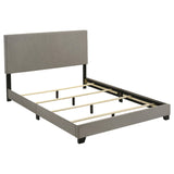 Dorian Taupe Upholstered Queen Panel Bed by Coaster at Eve Furniture