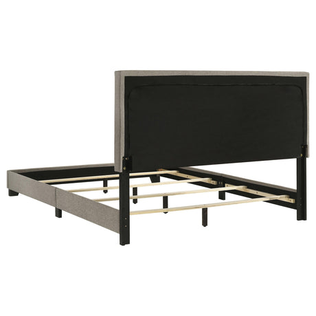 Dorian Taupe Upholstered Queen Panel Bed by Coaster at Eve Furniture