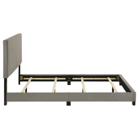 Dorian Taupe Upholstered Queen Panel Bed by Coaster at Eve Furniture