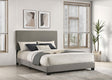 Dorian Taupe Upholstered Queen Panel Bed by Coaster at Eve Furniture