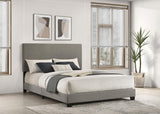 Dorian Taupe Upholstered Queen Panel Bed by Coaster at Eve Furniture