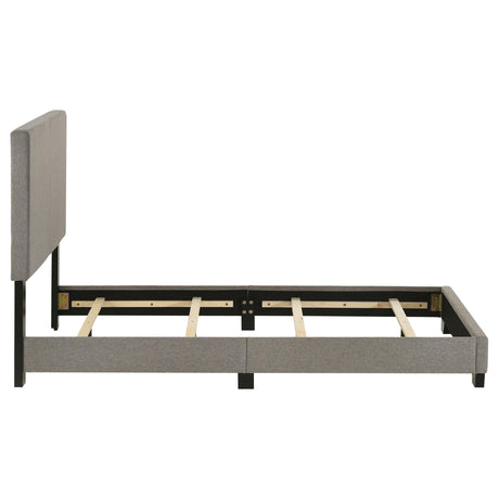 Dorian Taupe Upholstered Twin Panel Bed by Coaster at Eve Furniture