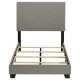 Dorian Taupe Upholstered Twin Panel Bed by Coaster at Eve Furniture