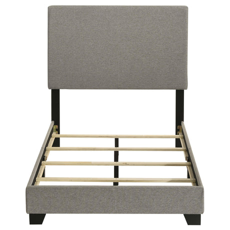 Dorian Taupe Upholstered Twin Panel Bed by Coaster at Eve Furniture