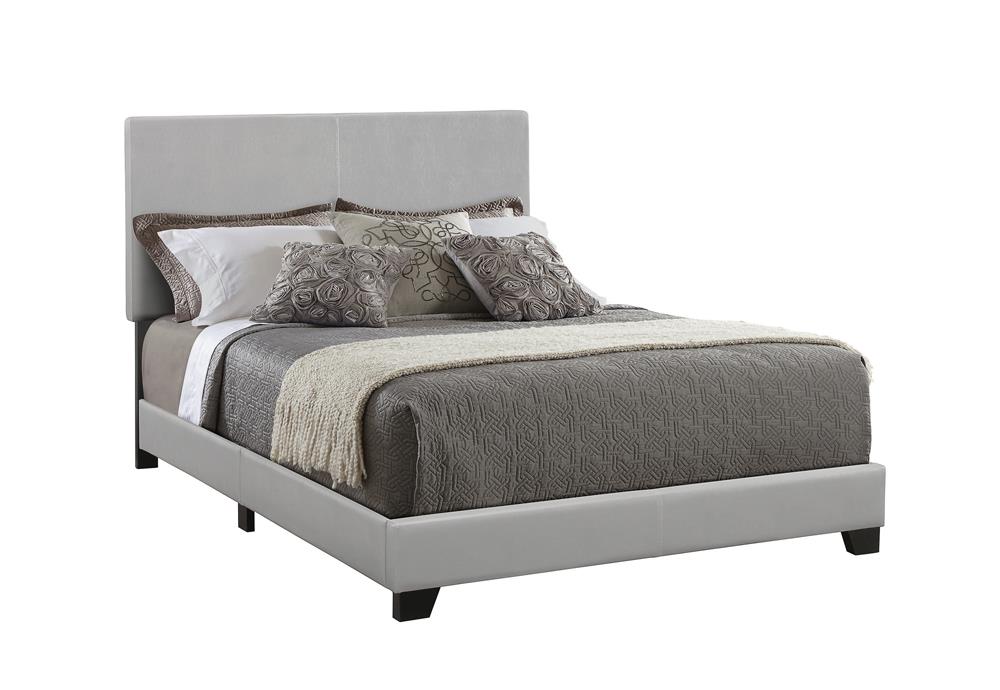 Dorian Upholstered California King Bed Gray