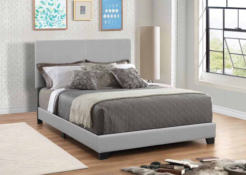 Dorian Upholstered Full Bed Gray