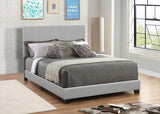 Dorian Upholstered Full Bed Gray