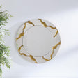 Dorinda Gold 36 x 36 Inch Round Kintsugi Style Wall Mirror by Coaster at Eve Furniture