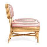Dorine Striped Performance Linen & Rattan Accent Chair by TOV Furniture at Eve Furniture