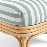 Dorine Striped Performance Linen & Rattan Accent Chair by TOV Furniture at Eve Furniture