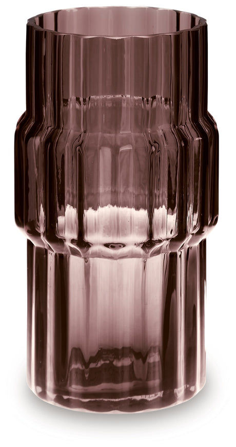 Dorlow Mauve Vase by Ashley at Eve Furniture