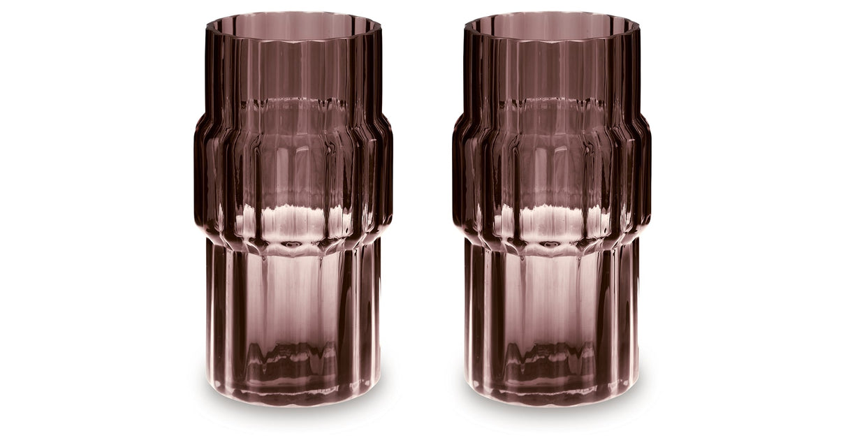 Dorlow Mauve Vase by Ashley at Eve Furniture