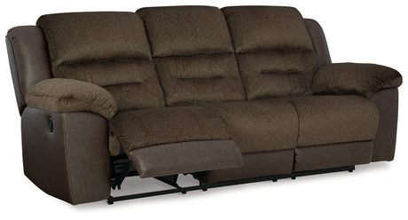 Dorman Chocolate Reclining Sofa