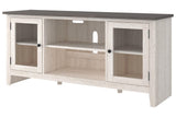 Dorrinson Two-tone 60" TV Stand by Ashley at Eve Furniture