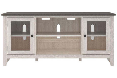 Dorrinson Two-tone 60" TV Stand by Ashley at Eve Furniture