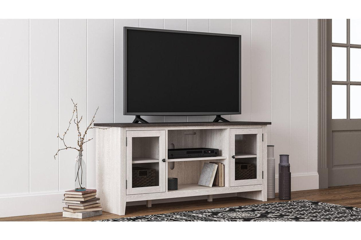 Dorrinson Two-tone 60" TV Stand by Ashley at Eve Furniture