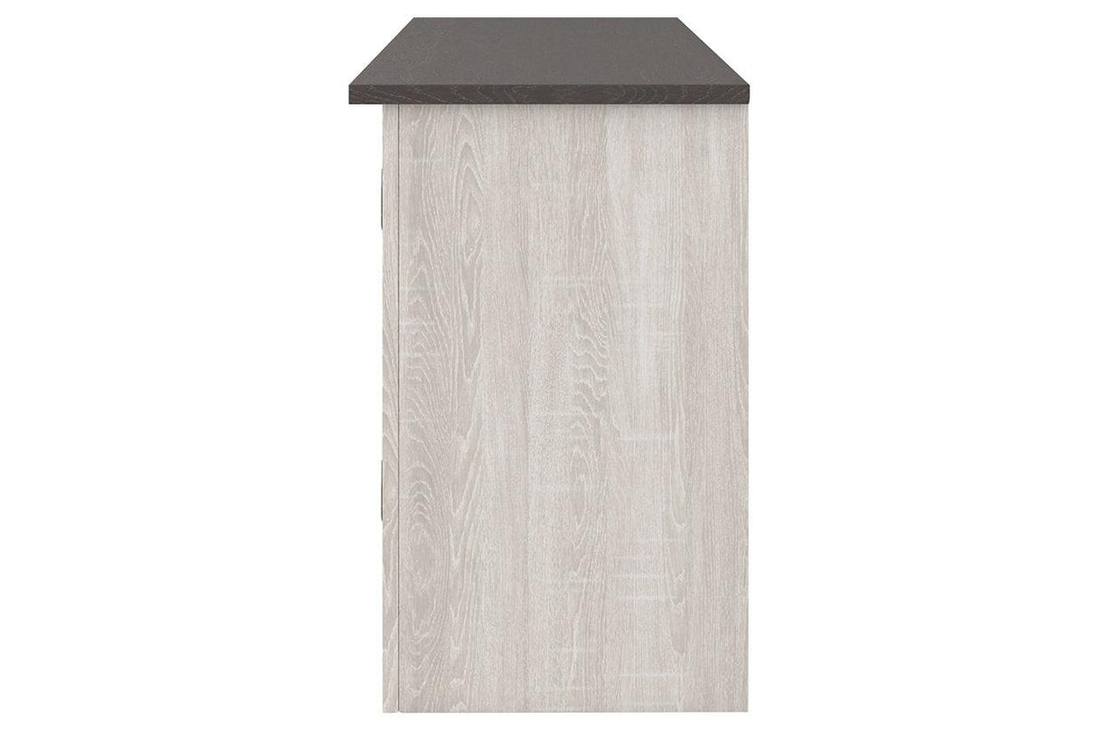 Dorrinson Two-tone 60" TV Stand by Ashley at Eve Furniture