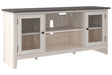 Dorrinson Two-tone 60" TV Stand by Ashley at Eve Furniture