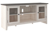 Dorrinson Two-tone 60" TV Stand by Ashley at Eve Furniture