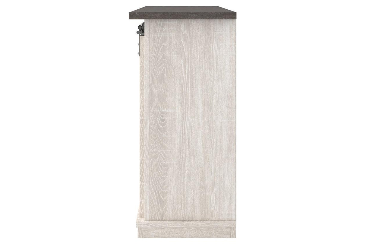 Dorrinson Two-tone 54" TV Stand by Ashley at Eve Furniture